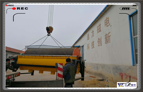 濕式磁選機，赤鐵礦濕式磁選機提高客戶的除鐵體驗效果_釩鈦鐵礦濰坊濕式磁選機廠家，濕式磁選機性能優(yōu)劣一試便知型號參數(shù)及磁場強度